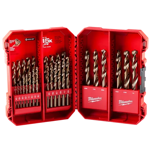 RED HELIX™ Cobalt Drill Bit Set – 29PC