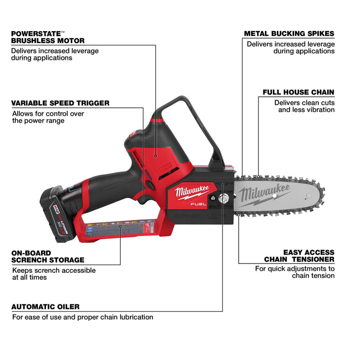 M12 FUEL™ HATCHET™ 6 in. Pruning Saw Kit