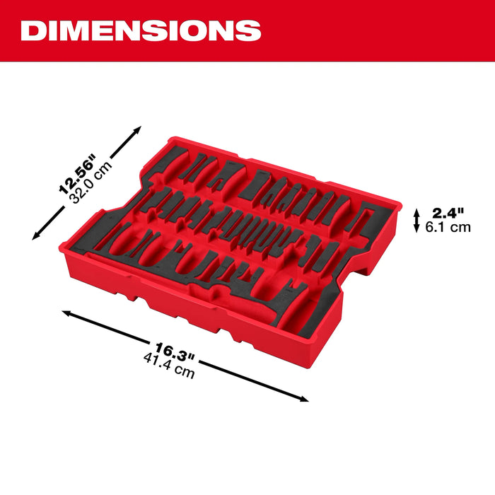 17pc. Screwdriver & Pry Bar Set with Tray for PACKOUT™ Drawers