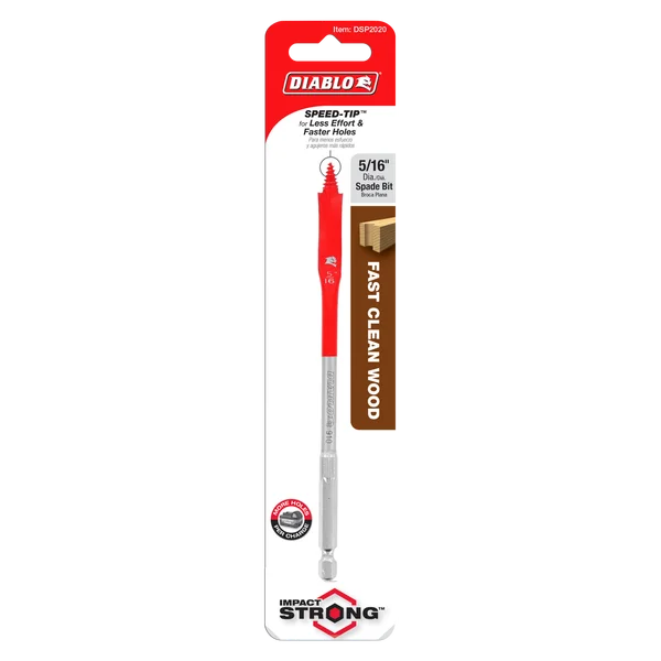 5/16" x 6" Spade Bit for Wood