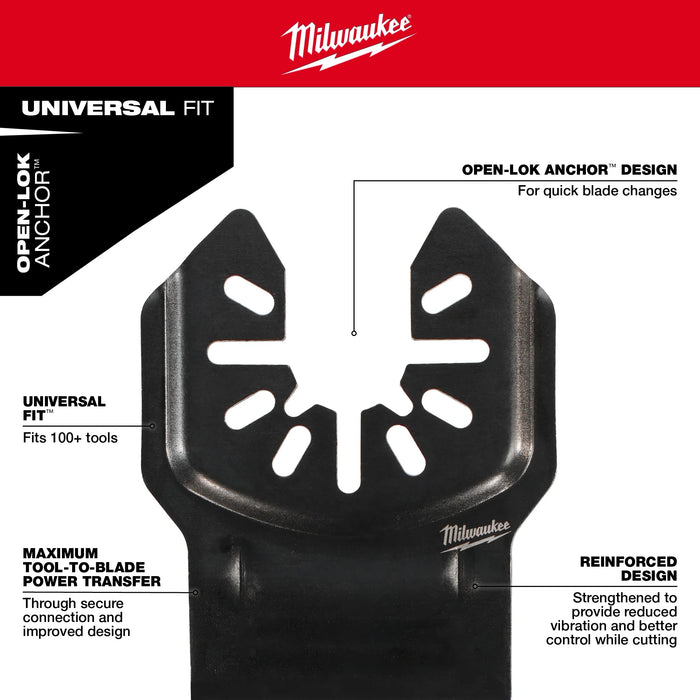 MILWAUKEE® OPEN-LOK™ Multi-Material Multi-Tool Blade Variety Pack 3PC