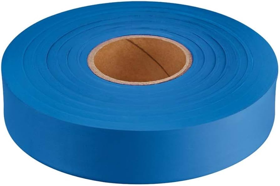 1 X 600 Blue Flagging Tape