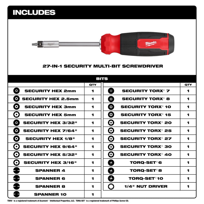 27-in-1 Security Multi-Bit Screwdriver