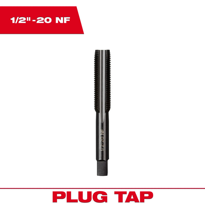 1/2"-20 NF Straight Flute Plug Tap