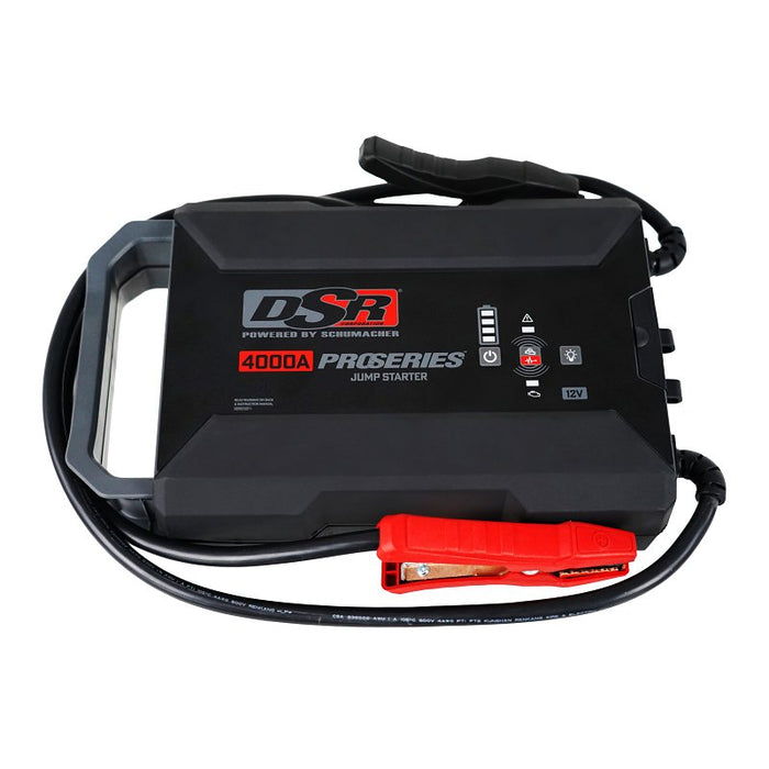 Schumacher DSR164 Portable Jump Starter, 12 V, 4000 A, Lithium-Ion Battery