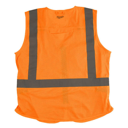 High Visibility Orange Safety Vest - S/M