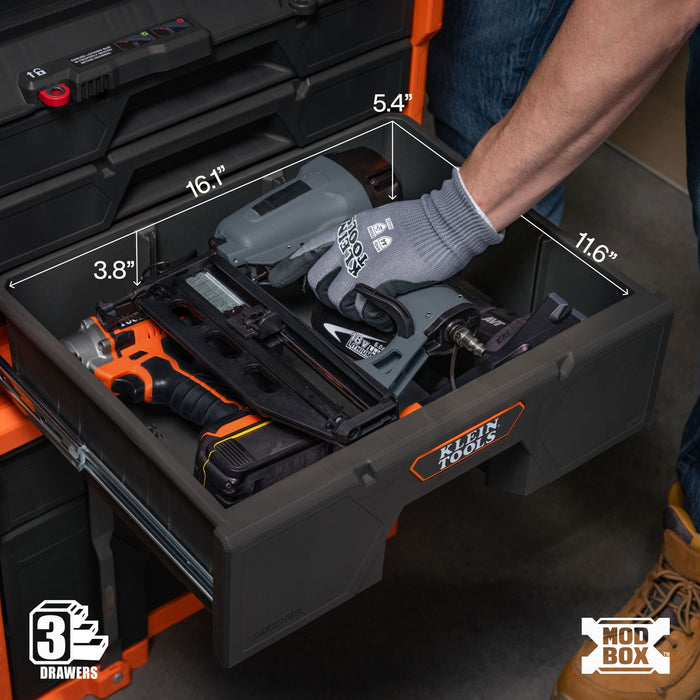MODbox™ Multi-Depth Three-Drawer Toolbox
