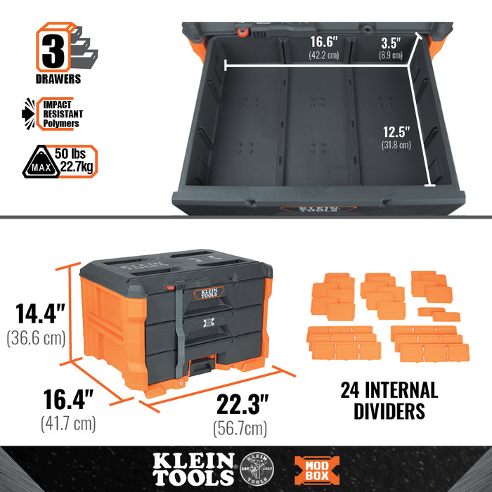 MODbox™ Three Drawer Toolbox