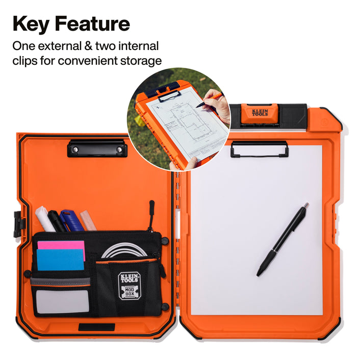 MODbox Clipboard with Storage Pouch