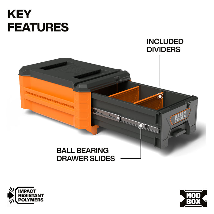 MODbox™ Compact Single Drawer, Half Width