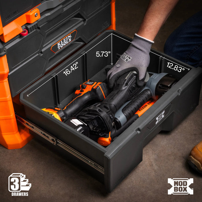 MODbox™ Three Drawer Rolling Toolbox