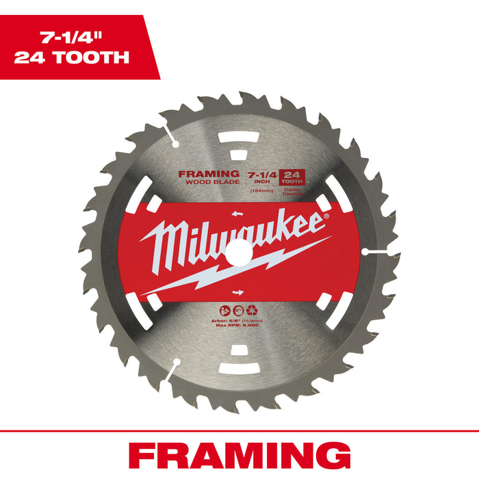 7-1/4 in. 24T Basic Framer Circular Saw Blade