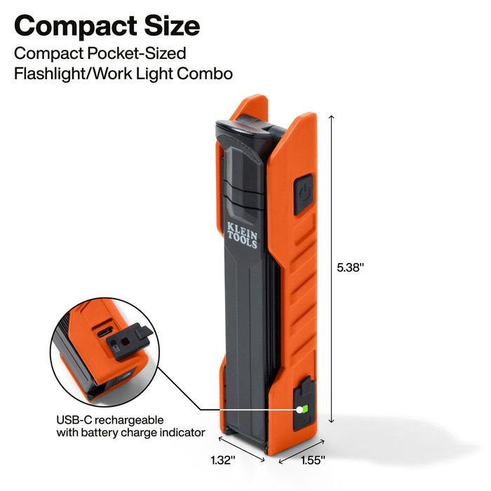 Rechargeable Handheld Folding Work Light