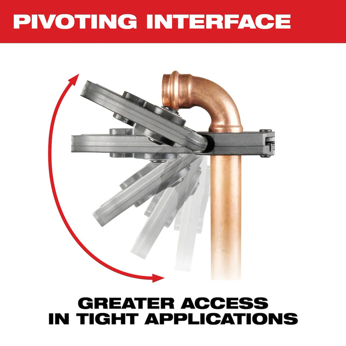 1/2" - 1-1/4" CTS-V Pivoting Press Ring Kit for M12™ FORCE LOGIC™ Press Tool