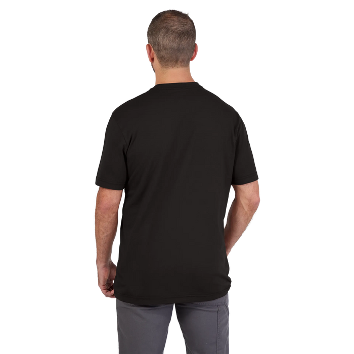 GRIDIRON Pocket T-Shirt - Short Sleeve Large Gray