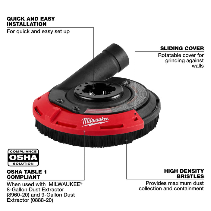 4-1/2" -5" Surface Grinding Dust Shroud