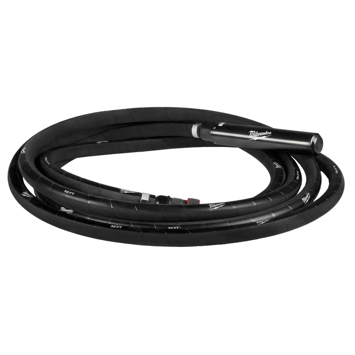 MX FUEL™ High Cycle Concrete Vibrator 32' Whip w/ 1.75" Head