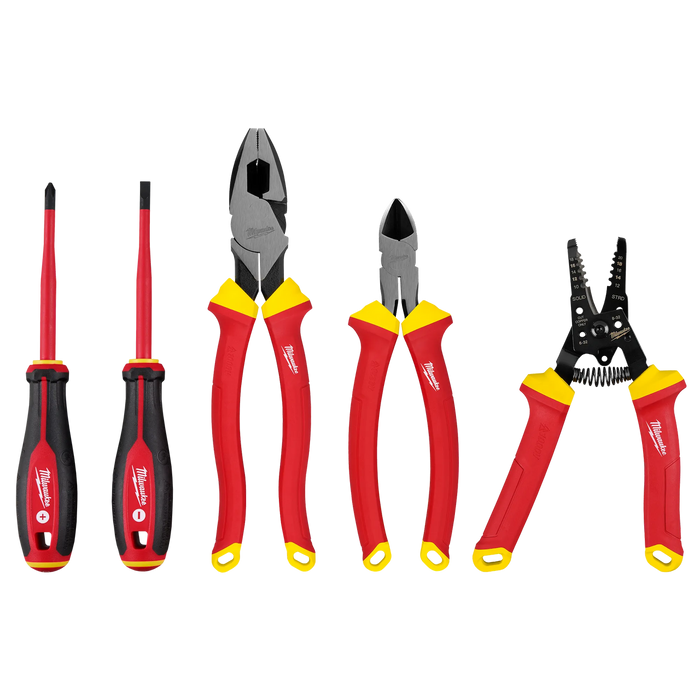 5 PC 1000V Insulated Hand Tool Set