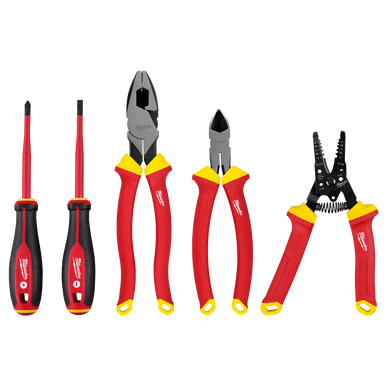 5 PC 1000V Insulated Hand Tool Set