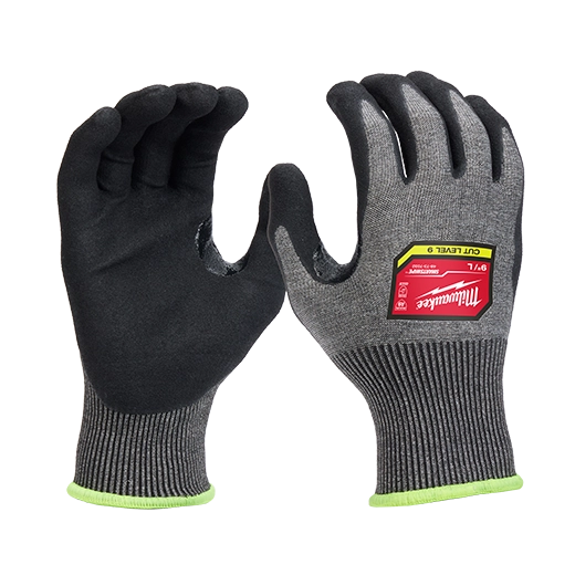 Cut Level 9 High-Dexterity Nitrile Dipped Gloves - XL