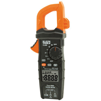 Digital Clamp Meter, True RMS, AC Auto-Ranging, 600 Amps