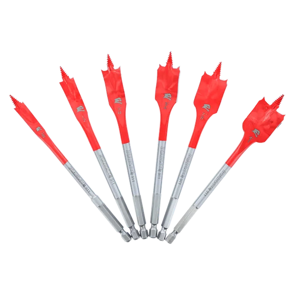 6 pc Spade Bit Set for Wood