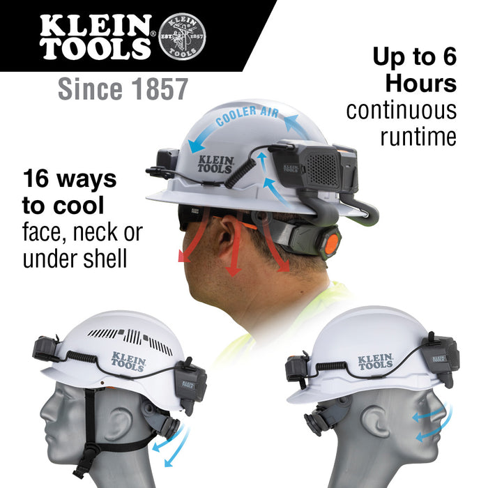 Cooling Fan for Hard Hat and Safety Helmet