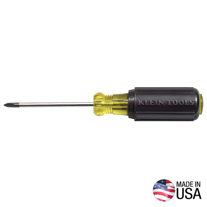 #1 Phillips Screwdriver, 3-Inch Round Shank