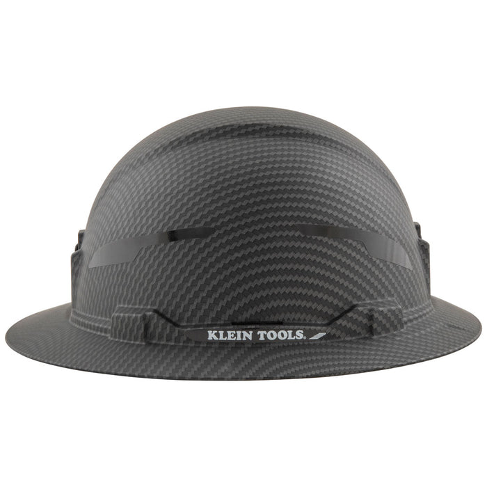 Hard Hat, Premium KARBN™ Pattern, Non-Vented Full Brim, Class E