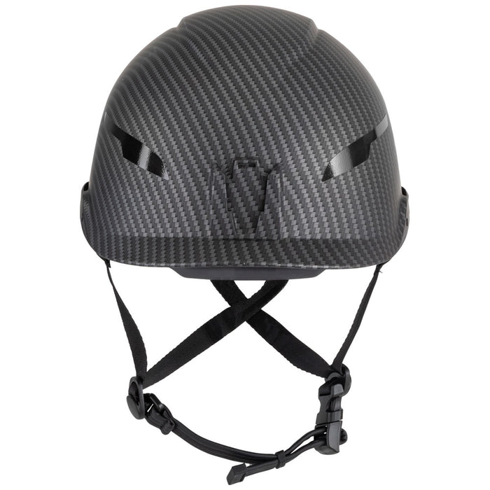 Safety Helmet, Premium KARBN™ Pattern, Non-Vented, Class E, Headlamp