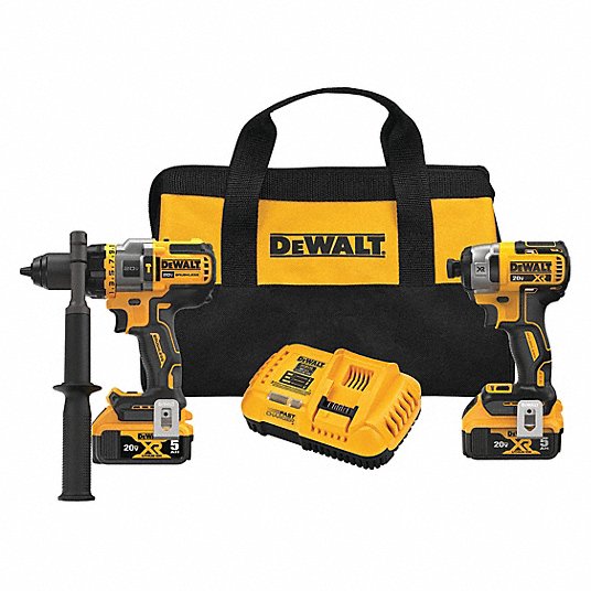 20V MAX* Hammer Drill and 20V MAX* Impact Driver with FLEXVOLT ADVANTAGE™ Combo Kit