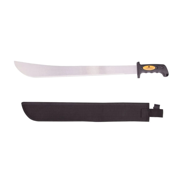 Landscapers Select 27-1/2" Soft Grip Machete with 22" High-Carbon Steel Blade and 5-1/2" Rubber Handle