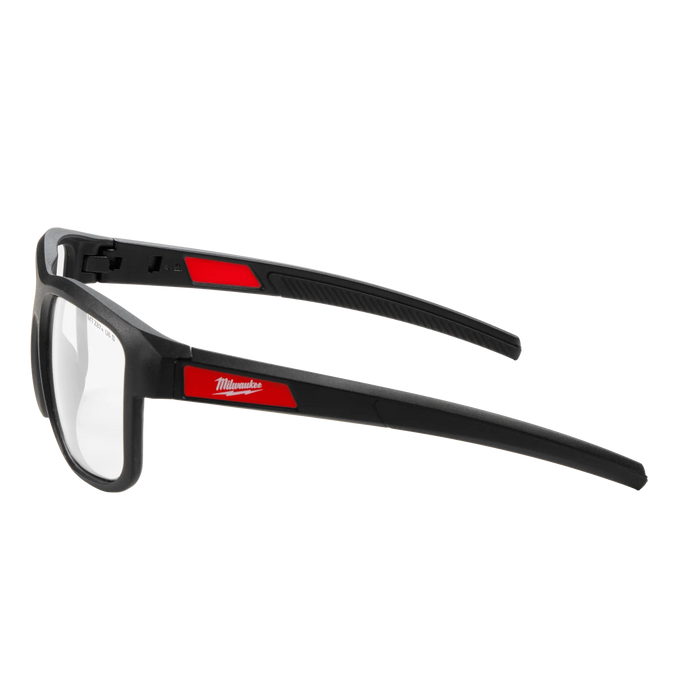Full Frame Safety Glasses with Removable Side Shields – Clear Anti-Scratch Lenses