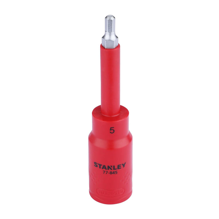 Stanley Bucket/Socket with Hexagonal Tip Knob 1/2" VDE 5mm x 120mm