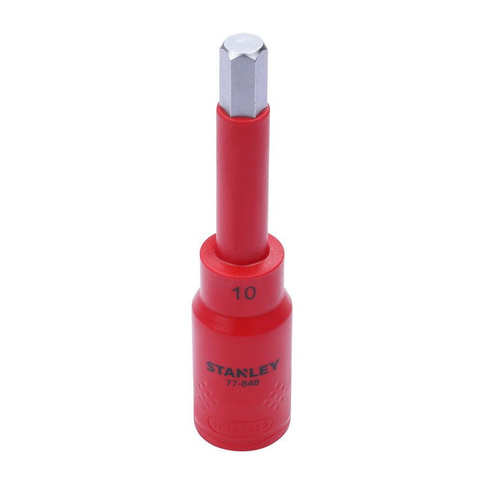 Stanley Bucket/Socket with Hexagonal Tip Knob 1/2" VDE 10mm x 120mm