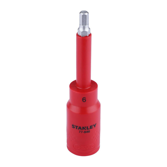 Stanley Bucket/Socket with Hexagonal Tip Knob 1/2" VDE 6mm x 120mm