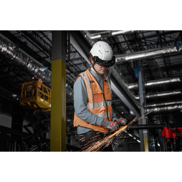 BOLT™ Task Full Face Shield - Clear Uncoated Lens (Compatible with Milwaukee® BOLT™ Safety Helmets & BOLT™ Hard Hats)
