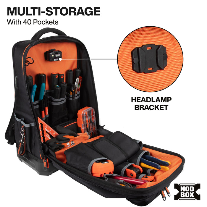 MODbox™ Hardshell Backpack, 40 Pockets