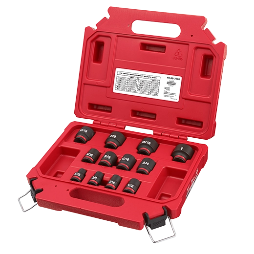 12PC SHOCKWAVE Impact Duty™ 3/8" Drive SAE Standard 6 Point Socket Set