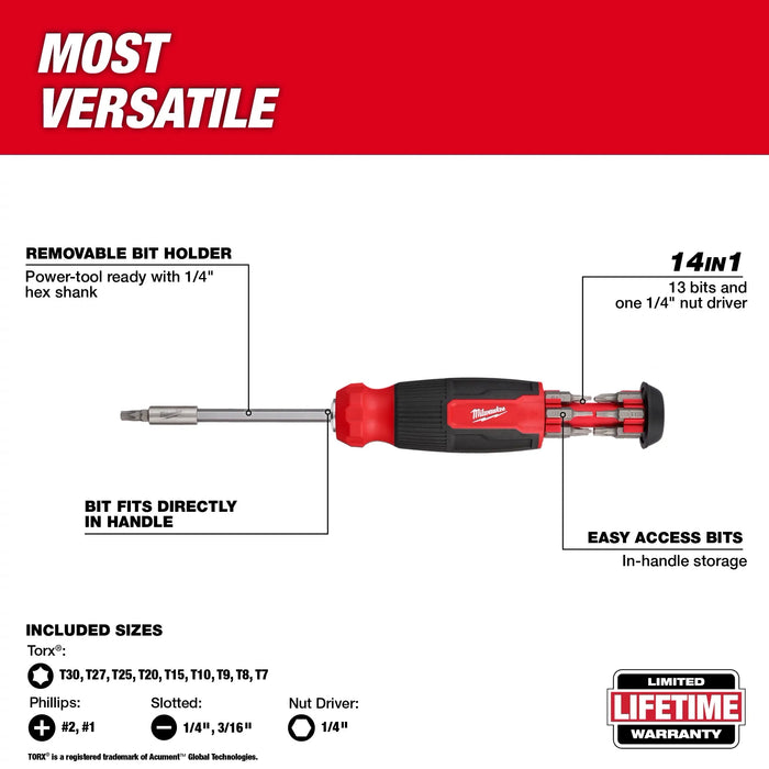 14-in-1 TORX Multi-Bit Screwdriver