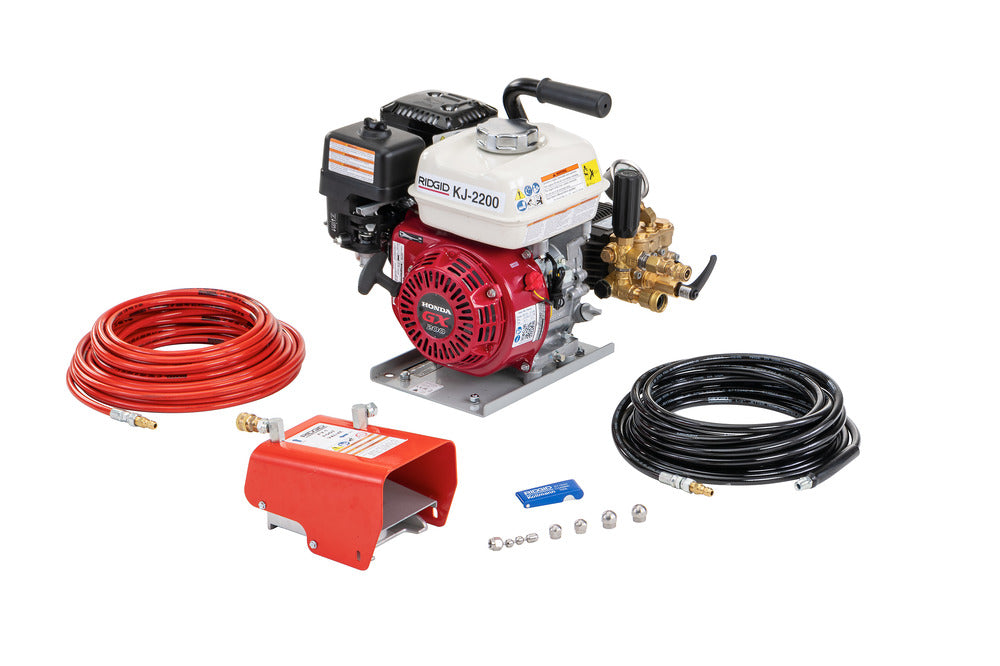 RIDGID Engine-Powered Water Jetter with H-30 Cart