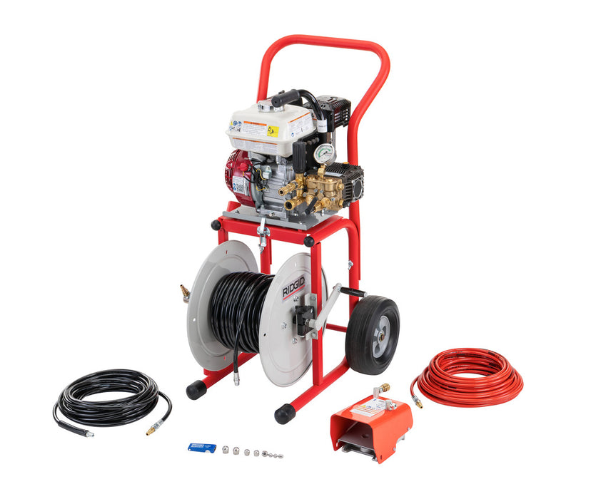 RIDGID Engine-Powered Water Jetter with H-30 Cart