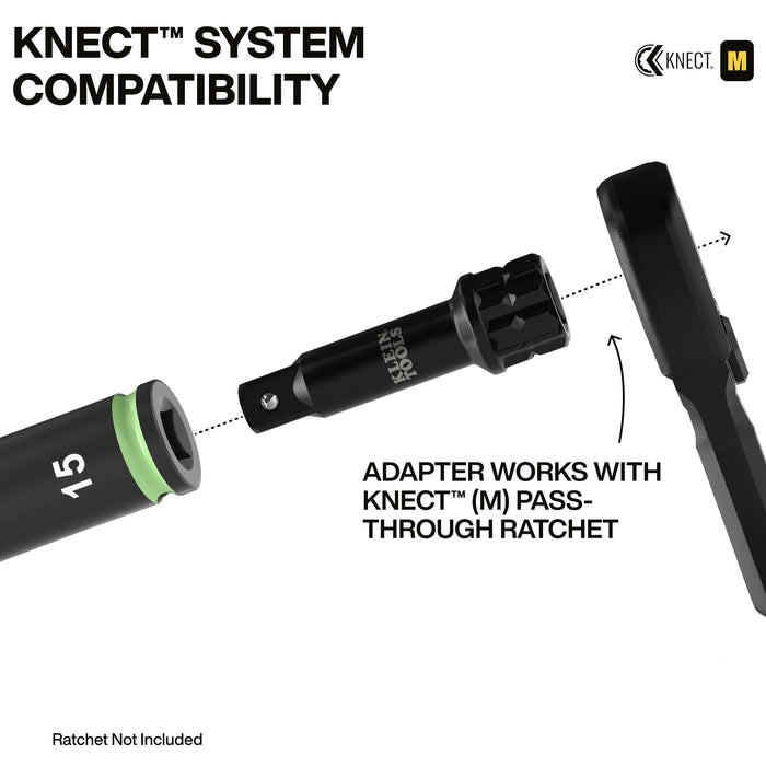 KNECT™ Deep-Well 3/8-Inch Drive Impact Socket Set, Metric, 9-Piece