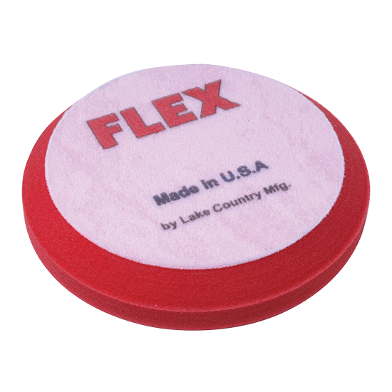 6.5" Red Foam Pad Finishing