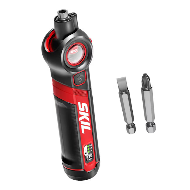 Skil Rechargable Twist 2.0 4V Screwdriver w/ 2 Bits