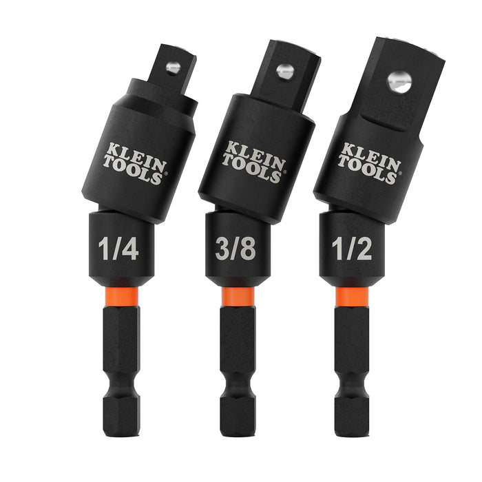 Swivel Impact Driver Socket Adapter Set, 3-Piece