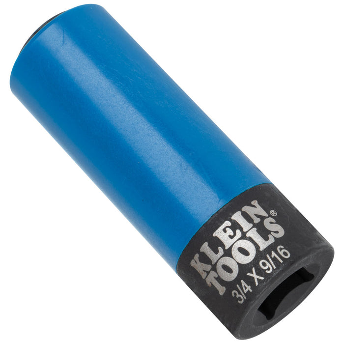 2-in-1 Coated Impact Socket, 12-Point, 3/4 and 9/16-Inch