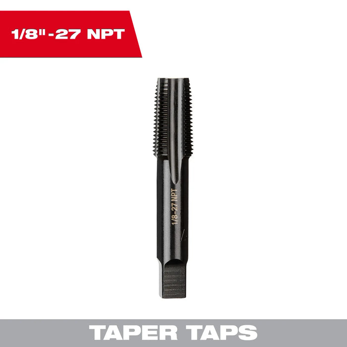 1/8"-27 NPT Straight Flute Taper Tap