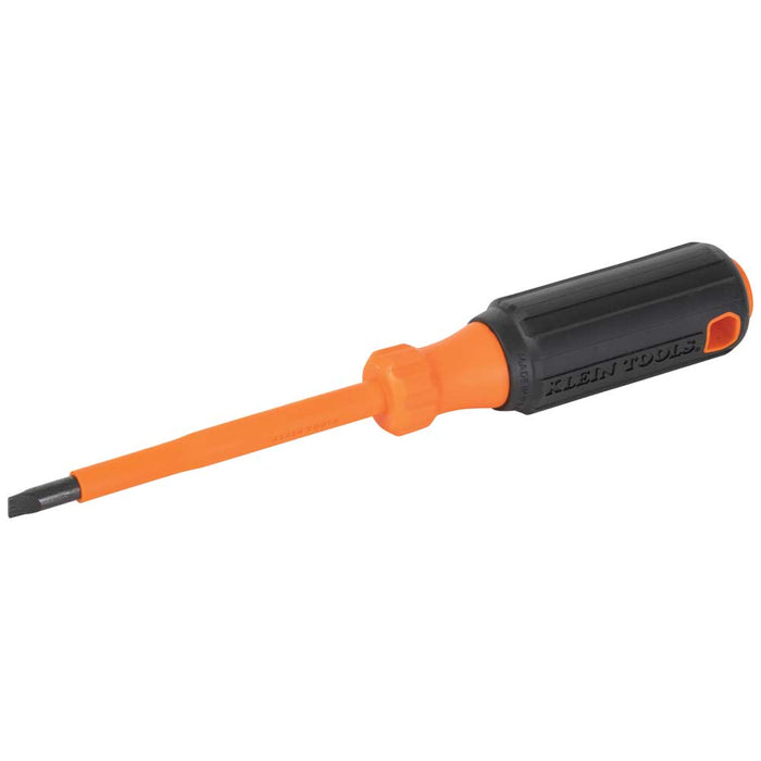 Insulated Screwdriver, 1/4-Inch Cabinet Tip, 4-Inch Round Shank