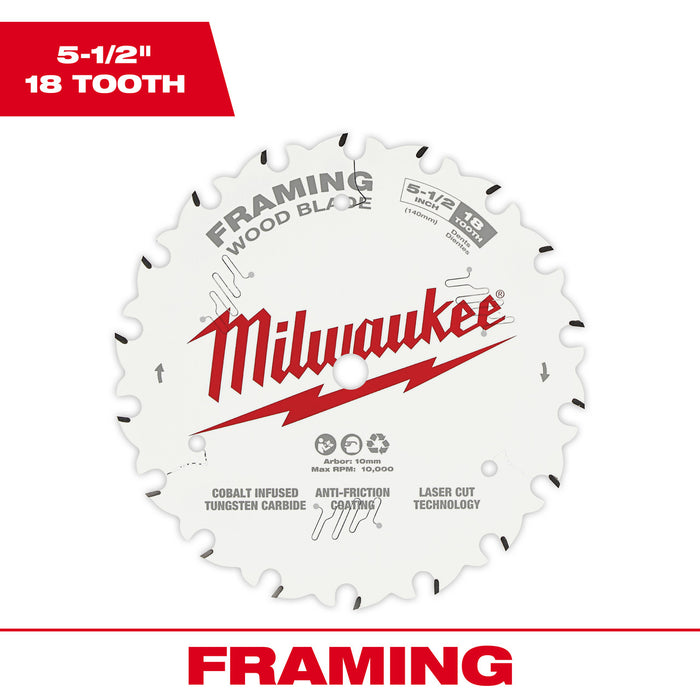 5-1/2 in. 18T Framing Circular Saw Blade